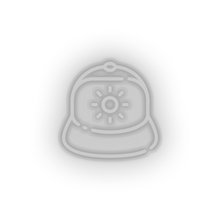 Load image into Gallery viewer, white hat led beach cap fashion hat holiday summer vacation neon factory