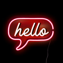 Load image into Gallery viewer, Hello neon sign for sale