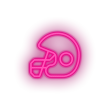 Load image into Gallery viewer, pink helmet led american football football club helmet safety soccer sport neon factory