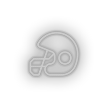 Load image into Gallery viewer, white helmet led american football football club helmet safety soccer sport neon factory