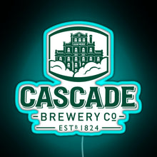 Load image into Gallery viewer, Hobart Brewery 1824 RGB neon sign lightblue
