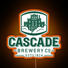 Load image into Gallery viewer, Hobart Brewery 1824 RGB neon sign orange