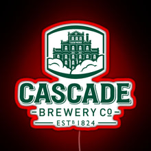 Load image into Gallery viewer, Hobart Brewery 1824 RGB neon sign red