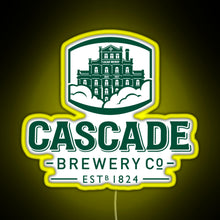 Load image into Gallery viewer, Hobart Brewery 1824 RGB neon sign yellow