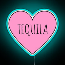Load image into Gallery viewer, I Love Tequila RGB neon sign lightblue