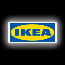 Load image into Gallery viewer, IKEA logo illuminated sign