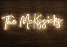 Load image into Gallery viewer, wedding ideas neon name