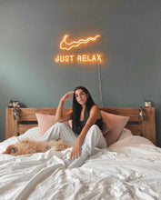 Load image into Gallery viewer, just relax nike light for bedroom