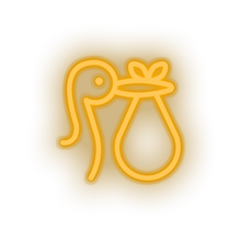 Load image into Gallery viewer, warm_white infant family stork children child kid baby deilver led neon factory