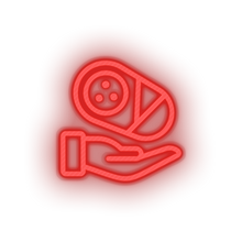 Load image into Gallery viewer, infant hold family children newborn hand child kid baby Neon led factory
