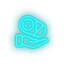 Load image into Gallery viewer, ice_blue infant hold family children newborn hand child kid baby led neon factory