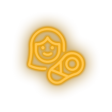 Load image into Gallery viewer, infant mother family children newborn child kid baby Neon led factory