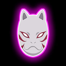 Load image into Gallery viewer, Japanese Fox Mask neon sign