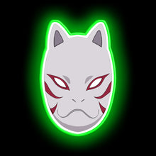 Load image into Gallery viewer, Japanese Fox Mask neon sign