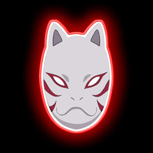 Load image into Gallery viewer, Japanese Fox Mask neon sign