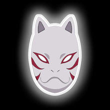 Load image into Gallery viewer, Japanese Fox Mask neon sign