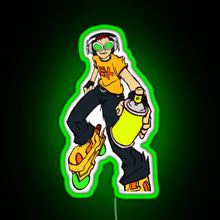 Load image into Gallery viewer, Jet Set Radio Beat RGB neon sign green