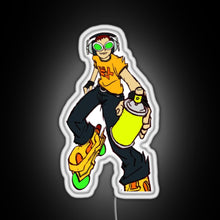 Load image into Gallery viewer, Jet Set Radio Beat RGB neon sign white