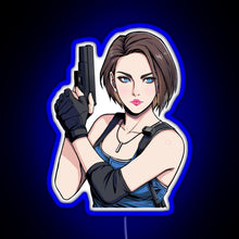 Load image into Gallery viewer, Jill RGB neon sign blue