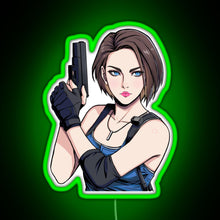 Load image into Gallery viewer, Jill RGB neon sign green