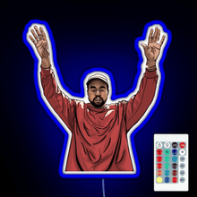 Load image into Gallery viewer, Kanye West RGB neon sign remote