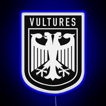 Load image into Gallery viewer, Kanye West Vultures RGB neon sign blue