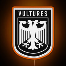 Load image into Gallery viewer, Kanye West Vultures RGB neon sign orange