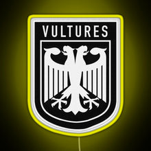 Load image into Gallery viewer, Kanye West Vultures RGB neon sign yellow