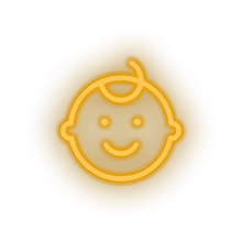 Load image into Gallery viewer, warm_white kid infant boy family child baby children led neon factory