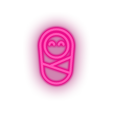 Load image into Gallery viewer, pink kid infant newborn baby child children family led neon factory