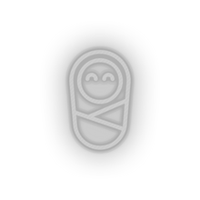 Load image into Gallery viewer, white kid infant newborn baby child children family led neon factory
