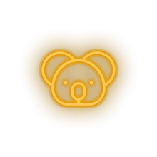 Load image into Gallery viewer, warm_white koala led animal austalia cartoon fauna herbivore koala zoo neon factory