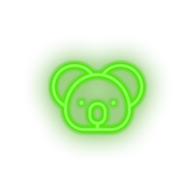 Load image into Gallery viewer, green koala led animal austalia cartoon fauna herbivore koala zoo neon factory