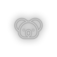 Load image into Gallery viewer, white koala led animal austalia cartoon fauna herbivore koala zoo neon factory