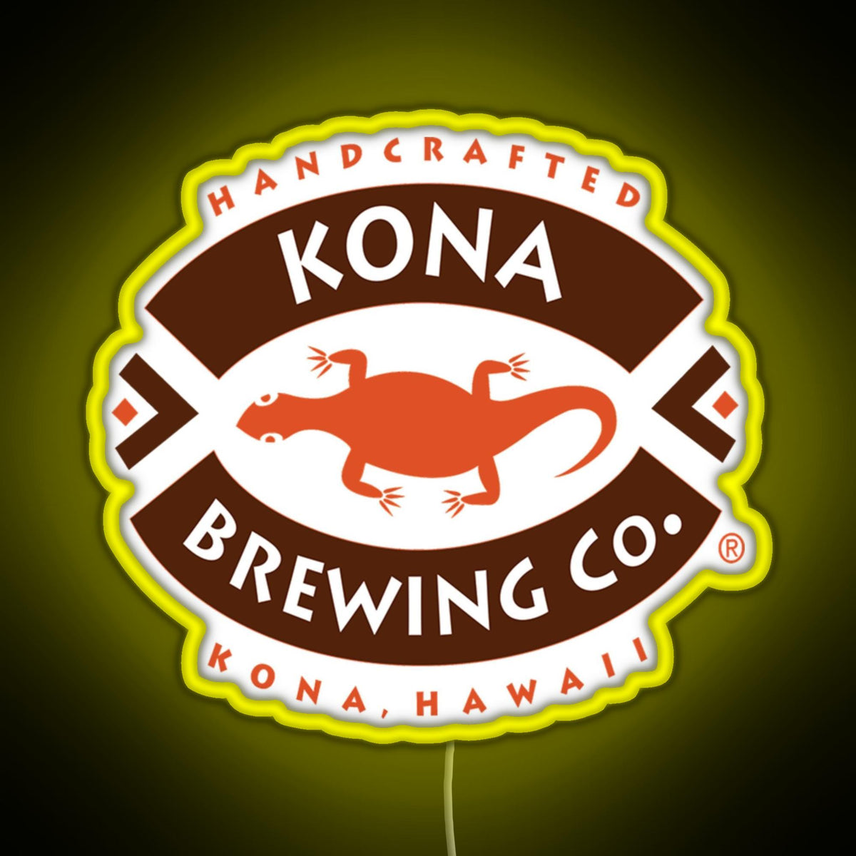 Kona Brewing RGB neon sign