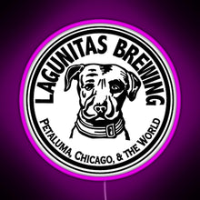 Load image into Gallery viewer, Lagunitas Craft Beer RGB neon sign  pink