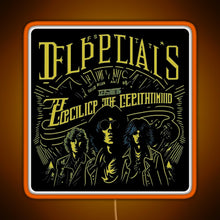 Load image into Gallery viewer, led zepelin RGB neon sign orange