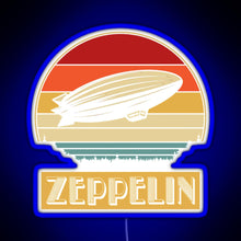 Load image into Gallery viewer, Led Zepelin RGB neon sign blue