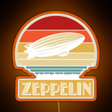 Load image into Gallery viewer, Led Zepelin RGB neon sign orange