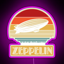 Load image into Gallery viewer, Led Zepelin RGB neon sign  pink