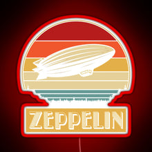 Load image into Gallery viewer, Led Zepelin RGB neon sign red