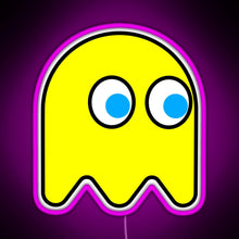 Load image into Gallery viewer, Little Ghost vintage Video games Retro gaming RGB neon sign  pink