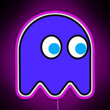 Load image into Gallery viewer, Little Ghost vintage Video games Retro gaming RGB neon sign  pink