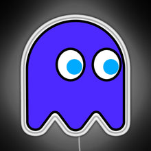 Load image into Gallery viewer, Little Ghost vintage Video games Retro gaming RGB neon sign white