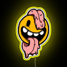 Load image into Gallery viewer, Long Tongue RGB neon sign yellow
