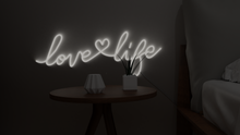Load image into Gallery viewer, led diy love life neon