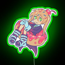 Load image into Gallery viewer, Maka Donut RGB neon sign green