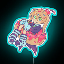 Load image into Gallery viewer, Maka Donut RGB neon sign lightblue