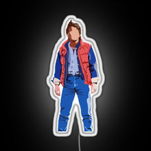 Load image into Gallery viewer, Marty Mcfly RGB neon sign white