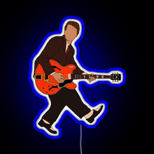 Load image into Gallery viewer, Marty McFly RGB neon sign blue